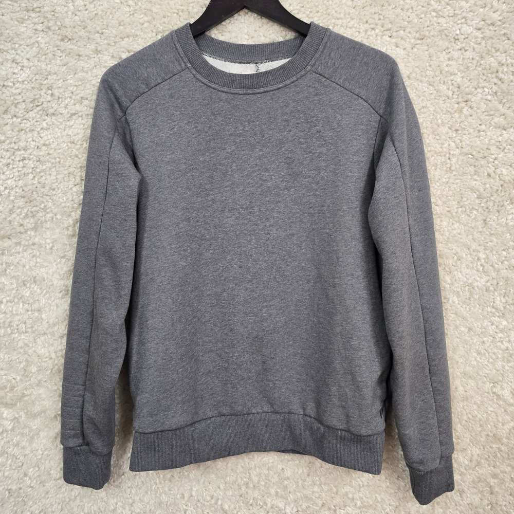 Pact Sweatshirt Men's Small Gray Organic Cotton Sustainable Crewneck Eco‎